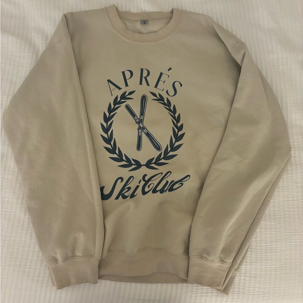 Après Ski Club Beige Sweatshirt